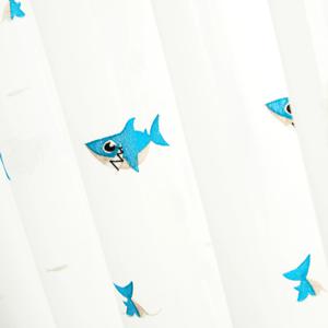 핑크퐁 아기방 화이트 쉬폰커튼 키즈자수 속커튼 이음선없는 맞춤제작 아이방 나비주름 커튼