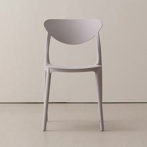 로닌 PP 식탁의자 베란다(2개1세트/라이트그레이)