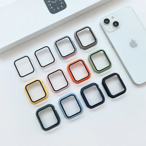 애플워치 액정보호 풀커버 강화유리 케이스 9 8 7 6 5 4 3 SE 2 1