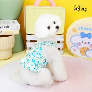강아지 옷 트로피칼 숏스커트