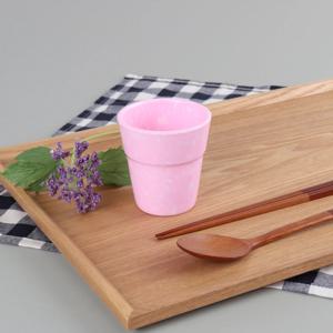 레트로 핑크팝 그릇-분식컵-떡볶이 접시 분식집 멜라민 포장마차