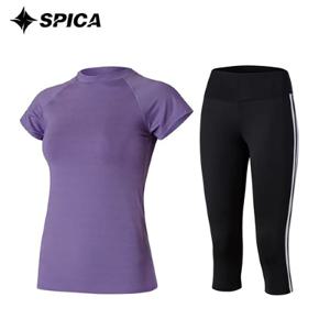 요가복세트 티셔츠 칠부레깅스 SPA524706