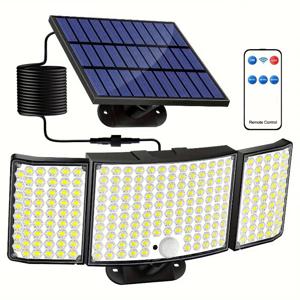 점보234구 패널분리형 LED태양광 센서등 태양열 정원등 가로등 외부벽등