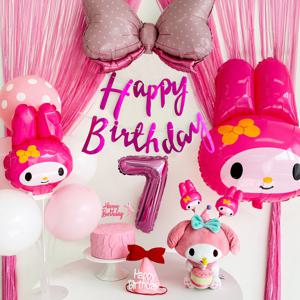 생일파티용품 산리오 풍선 마이멜로디 올인원 세트 생일상