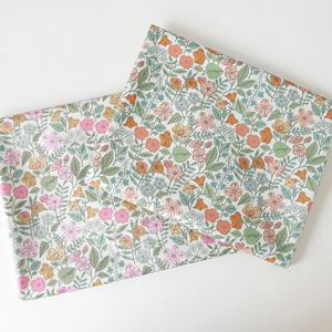 면20수평직 플라워 패턴 꽃무늬 패브릭 원단 잠옷 원피스 에코백 DIY-피어니가든 2종