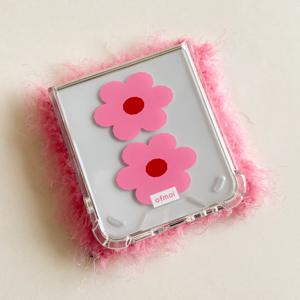 러브썸 투명 젤하드 제트플립 핸드폰 케이스