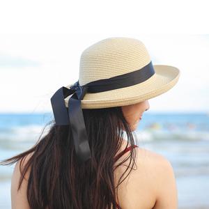 베이직 밀짚 왕골햇 비치 모자 여름 등산 여자