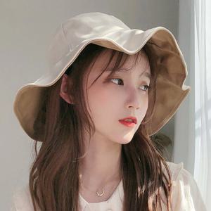 미니멀 플라워 챙모자 왕챙 등산 여름 여자