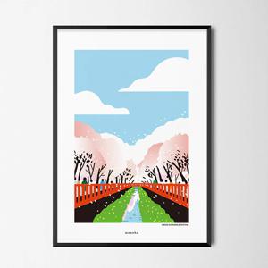 진해군항제 2 M 디자인 포스터 벚꽃 여행 봄