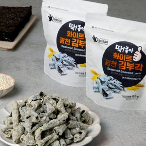 딱좋아 화이트 광천김부각 25g*10봉