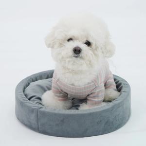베베 강아지 방석 고급 원형 쿠션 도넛방석 고양이 꿀잠 침대 논슬립