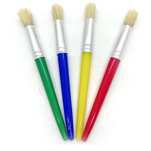 유아 아동 어린이 둥근 납작 붓세트 엄마표미술 물감놀이 교구 도구