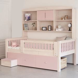 블루밍 책장수납 침대 세트 SS 슈퍼싱글