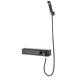 아이언프리미엄 선반형 샤워수전 셀프설치 DB911 리얼블랙