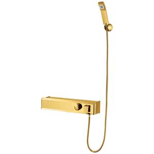 아이언프리미엄 골드 선반형 샤워수전 셀프설치 DB911 리얼골드