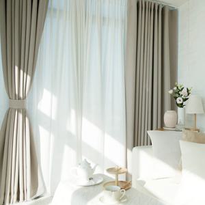 소프트 핑크베이지 암막커튼