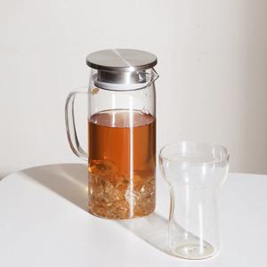 스텐커버 내열유리 물병 1000ml