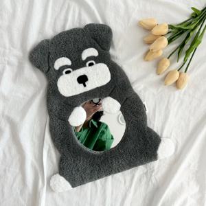 뚱멍이 터프팅거울_슈나우저 Fat Dog Mirror Schnauzer