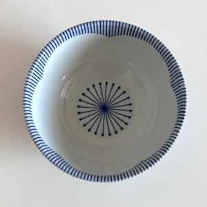 Line flower bowl / 라인 플라워 볼 라면그릇 우동그릇 일본그릇