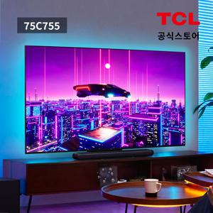 QD-Mini LED TV 75C755 스탠드형 벽걸이형 기사방문설치