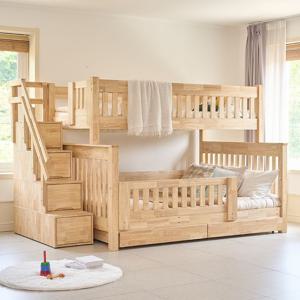 우디파밀리아 패밀리 원목 이층침대 SS+Q 슈퍼싱글+퀸