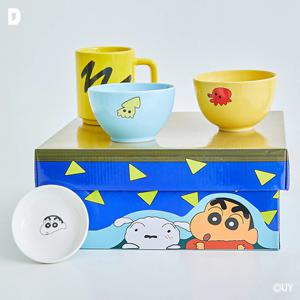 짱구 식기세트(4P)(국내 유일 정품,식약처 인증완료)