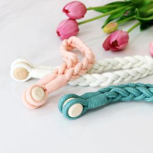 로프 자석 타이백 커튼 홀더 후사고리 커텐끈 1P 7color