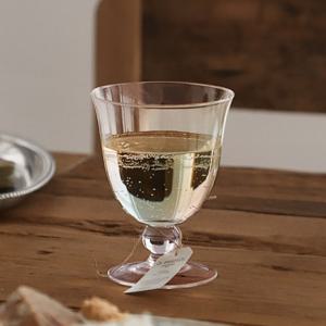 유럽 빈티지 튤립 오로라 고블렛잔 홈파티 샴페인 낮은형 (오로라)