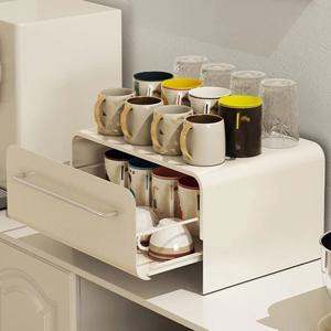 철제수납함 주방정리 커피잔 컵 양념통 보관함