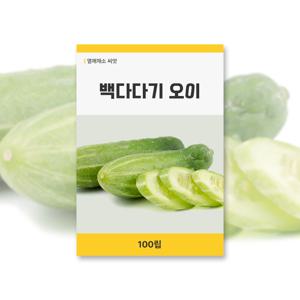 백다다기오이 씨앗 50립 열매채소 씨앗 새싹 키우기