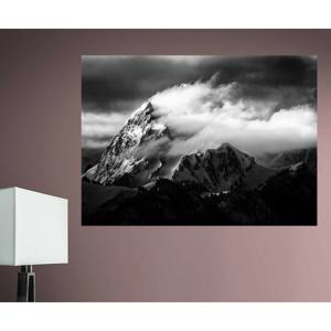 모던 흑백 포인트 뮤럴 벽지 인테리어 시트 산 바람