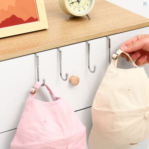 걸이형 서랍 주방 싱크대 옷장 수납장 2구 후크 선반 거치형 행주 걸이 소품 문 도어행거