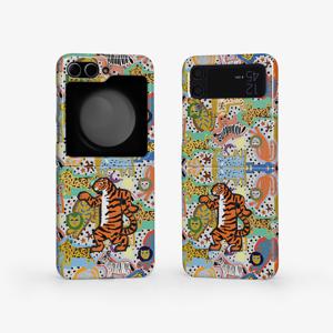 갤럭시 Z플립 Funny Tigers Jungle Adventures 제트플립
