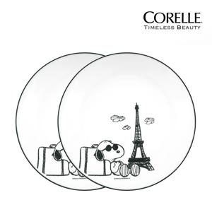 스누피 찰리 원형접시대 2p