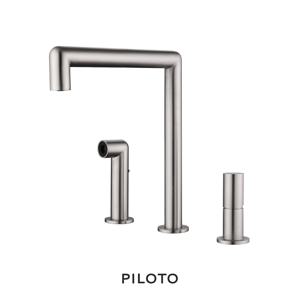 슈티에싱크1267 니켈 고급 3홀 주방수전