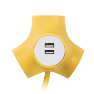 유커먼 03SU2-YE1.5m 테트라포드 3구 USB익스텐디드