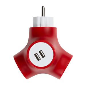 유커먼 02SU2-RD 테트라포드 오리지널 (2구 USB)