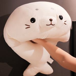 모찌 물범 바디필로우 안고자는 물개모양 쿠션 60cm
