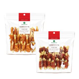 오리말이황태 치킨말이황태 220g 강아지간식