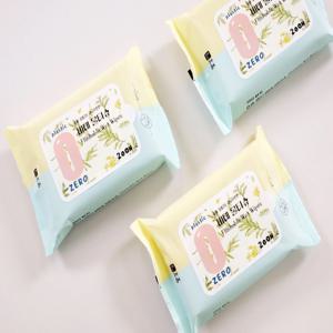 제로 플라스틱 대나무 비데 물티슈 20매 20팩 생분해