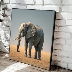 행운코끼리 그림 알루미늄액자 행운을주는 코끼리집들이 개업 선물  풍수인테리어 액자