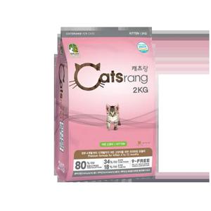 고양이 사료 캐츠랑 키튼 건강사료 2kg