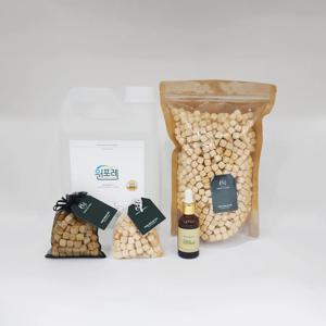 대용량 피톤치드 베이크아웃 세트 (4L+편백큐브)