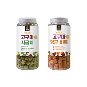 강아지 비건 영양간식 고구마 저알러지 트릿 2종