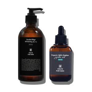 남성 남자 미백 스킨 토너 300ml 호호바 페이스 오일 60ml 2종 세트 면도후 진정