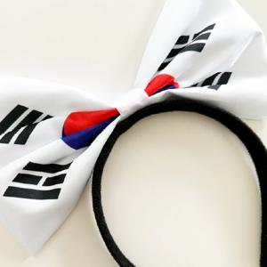 태극기 머리띠 축구 야구 스포츠 체육대회 행사 응원 머리띠