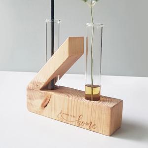 실내 인테리어 장식 디퓨저 원목스템플러2구 고급 선물용