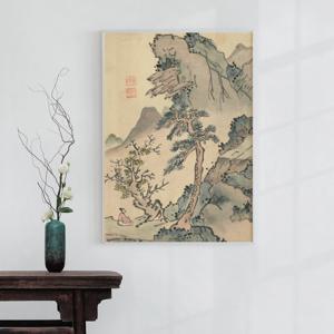 산수화 그림 한국화 외국인선물 동양화 풍경화 벽장식 벽꾸미기 촬영 인테리어 포스터 액자