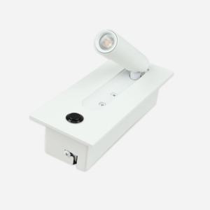 LED 에코 이루 벽등 블랙/화이트 3W 3000K 전구색 (후렌치 별도)