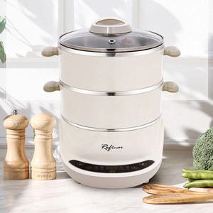 멀티 스팀쿠커 3단 스테인레스 전기찜기 RFN-EK600W